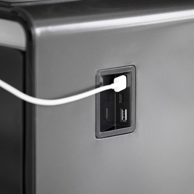 Tech Smart Table One - Wireless Charging & Integrated Storage